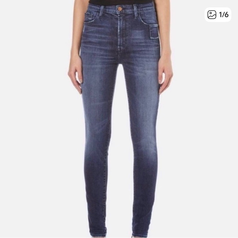 J Brand Dark Blue Skinny Jeans